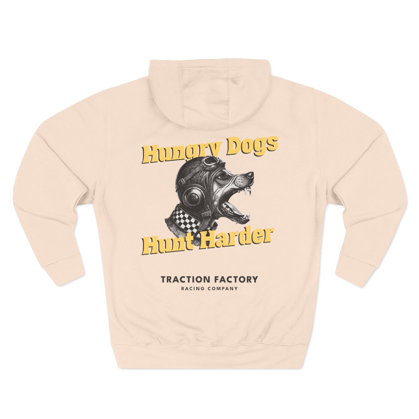 Three-Panel Fleece Hoodie