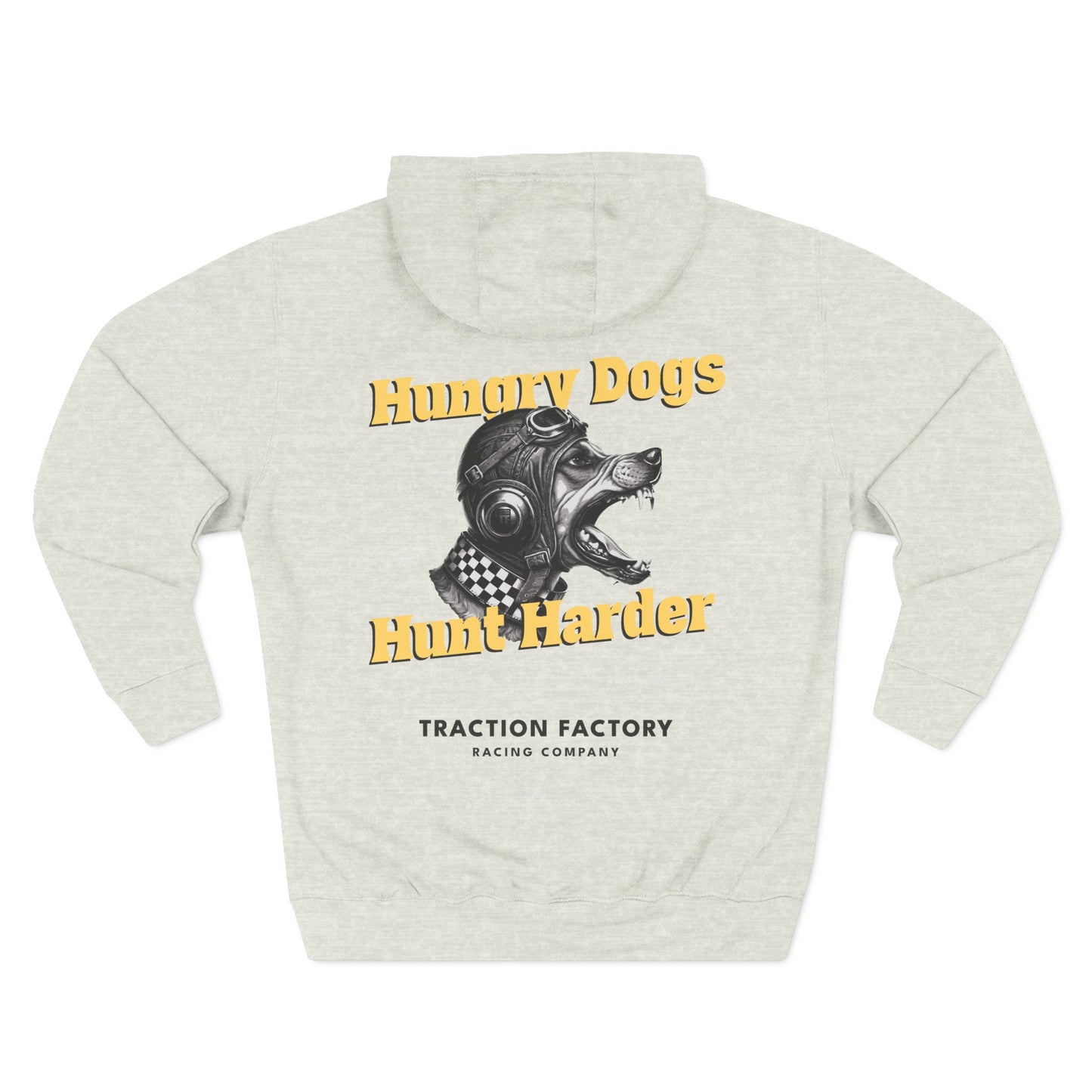 Three-Panel Fleece Hoodie